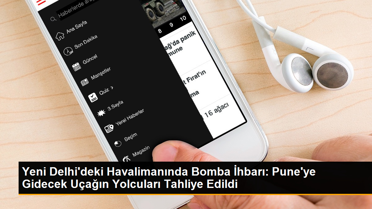 Yeni Delhi Havalimanında Bomba İhbarı: Pune Uçağının Yolcuları Tahliye Edildi
