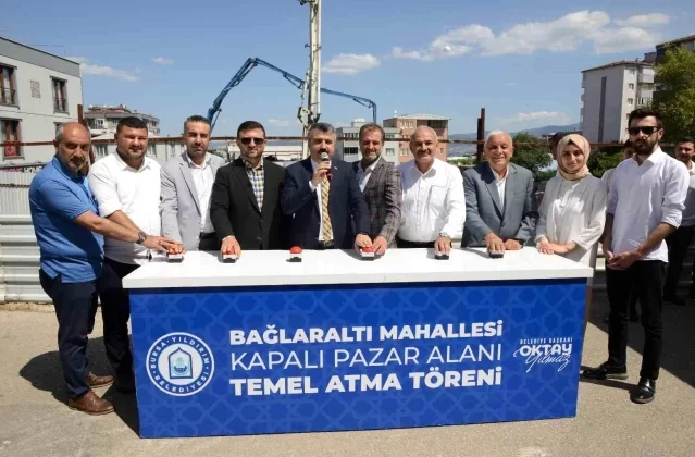 Yıldırım Belediyesi Bağlaraltı Mahallesi’ne modern bir pazar yeri kazandırıyor