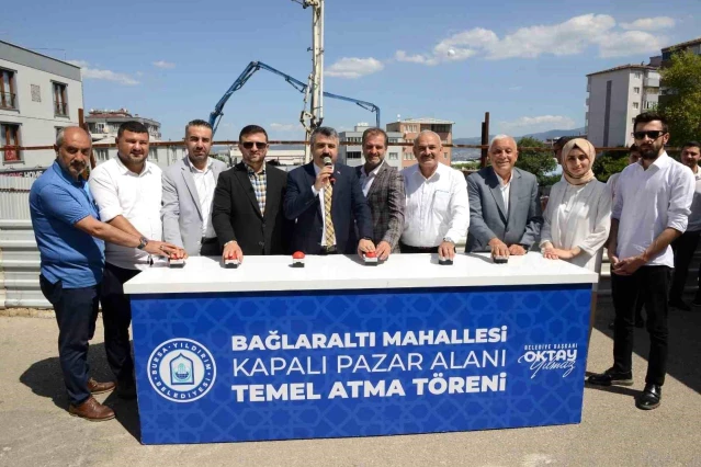 Yıldırım Belediyesi Bağlaraltı Mahallesi'ne modern bir pazar yeri kazandırıyor