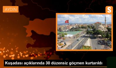 Yunanistan unsurlarınca Türk kara sularına itilen 30 düzensiz göçmen kurtarıldı