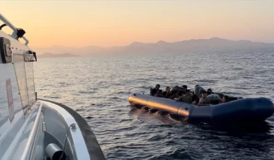 Yunanistan unsurlarınca geri itilen göçmenler Bodrum’da kurtarıldı