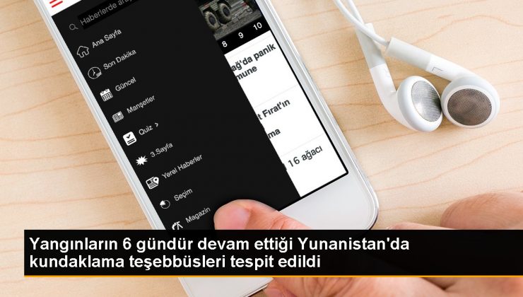 Yunanistan’da Yangınlar Sırasında 9 Kundaklama Teşebbüsü Tespit Edildi