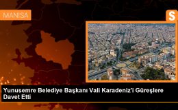 Yunusemre Belediye Başkanı Vali Karadeniz’i Güreşlere Davet Etti