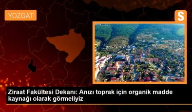 Ziraat Fakültesi Dekanı: Anızı toprak için organik madde kaynağı olarak görmeliyiz