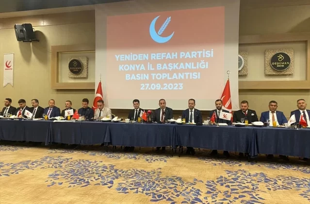 Yeniden Refah Partisi Konya İl Başkanı: Hedefimiz Milletin Kalkınması