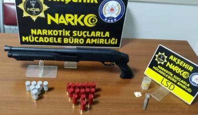 Akşehir’de Uyuşturucu Operasyonu: 4 Gözaltı