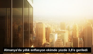 Almanya’da Yıllık Enflasyon Ekimde Yüzde 3,8’e Geriledi