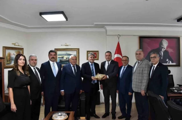 Aydın Ticaret Borsası Yönetimi, Aydın Cumhuriyet Başsavcılığı’na Atanan Ali Ulvi Yılmaz’a Hayırlı Olsun Ziyaretinde Bulundu