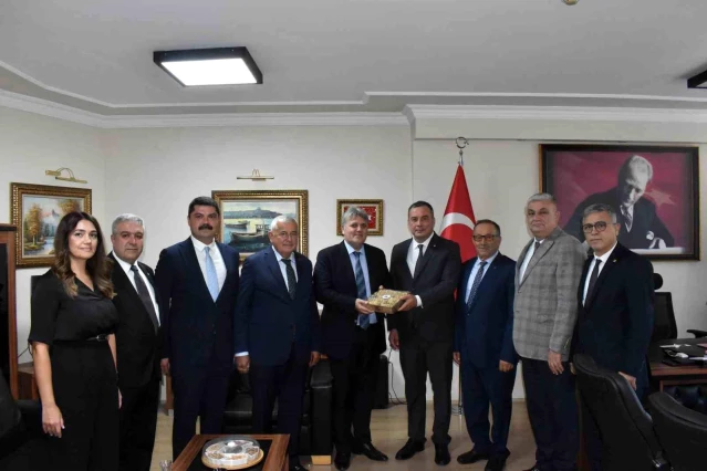 Aydın Ticaret Borsası Yönetimi, Aydın Cumhuriyet Başsavcılığı'na Atanan Ali Ulvi Yılmaz'a Hayırlı Olsun Ziyaretinde Bulundu
