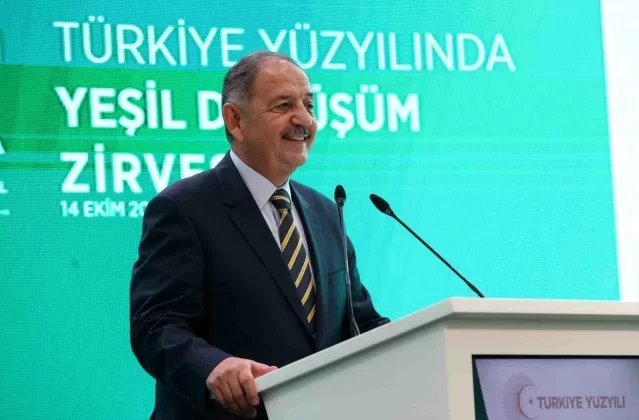 Bakan Özhaseki: Yeşil Dönüşüm Zorunluluktur 1 Bakan Özhaseki: Yeşil Dönüşüm Zorunluluktur