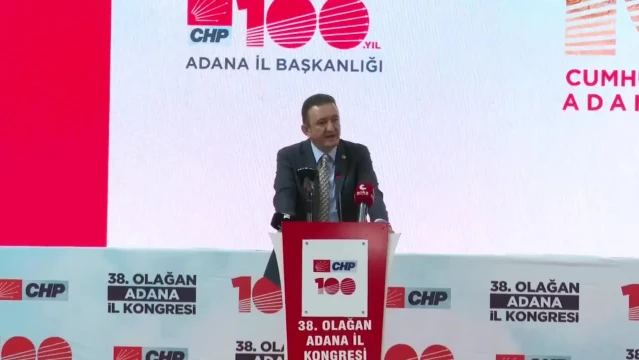 CHP Adana İl Kongresi'nde Barış Bektaş: Kolektif bir sorumluluğu üzerimize alıp sağlıklı bir süreçle yerel seçimlere ulaşacağız