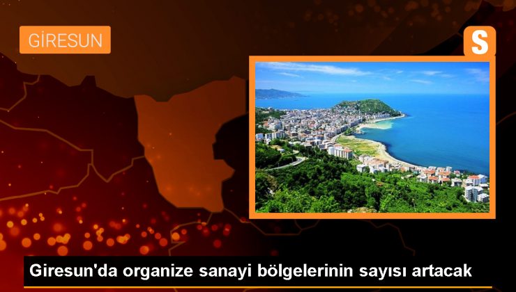 Giresun’da Organize Sanayi Bölgeleri İstihdama Katkı Sağlayacak