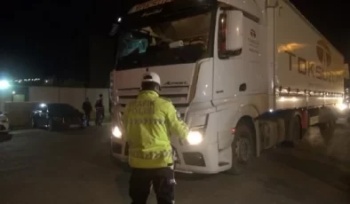 Kırıkkale’de ağır tonajlı araçlara denetim