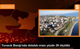 Kocaeli’deki Yuvacık Barajı’nın su seviyesi yüzde 39 olarak kaydedildi