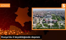 Konya’da 4 büyüklüğünde deprem – Son Dakika
