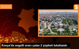 Konya’da Engelli Aracı Çalan 2 Zanlı Tutuklandı