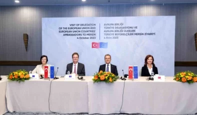 Meyer-Landrut: ‘Türkiye’yi desteklemeye devam edeceğiz, bu dönüşümde Mersin’e de destek vermeye devam edeceğiz’