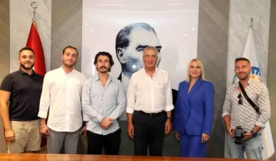 Mezitli Belediye Başkanı Neşet Tarhan, ilçeyi yabancı yatırımcılara tanıttı