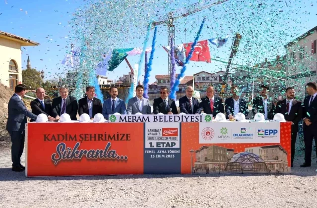 Şükran Kentsel Dönüşüm Projesi’nde 1. Etabın temeli atıldı