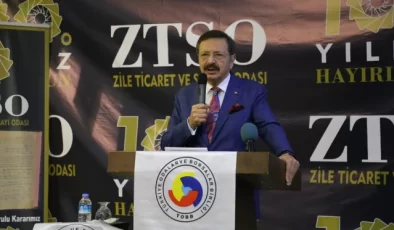 TOBB Başkanı Hisarcıklıoğlu, Zile TSO’nun 100. kuruluş yıl dönümü etkinliğine katıldı
