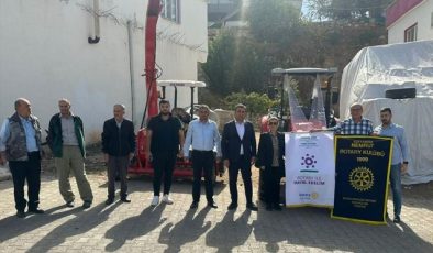 Uluslararası Rotary Afet Fonu’ndan Adıyaman Süt Üreticileri Birliğine Traktör ve Silaj Makinesi Hibe Edildi