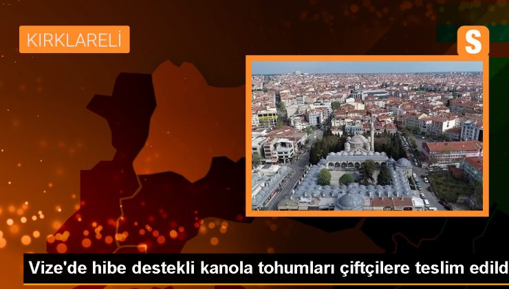 Vize İlçesinde Yüzde 75 Hibe Destekli Kanola Tohumu Dağıtıldı 1 Vize İlçesinde Yüzde 75 Hibe Destekli Kanola Tohumu Dağıtıldı