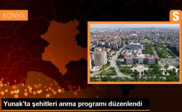 Yunak’ta şehitleri anma programı düzenlendi
