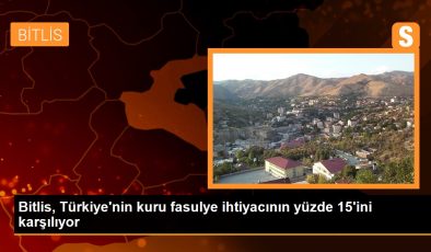 Bitlis, Türkiye’nin kuru fasulye ihtiyacının yüzde 15’ini karşılıyor