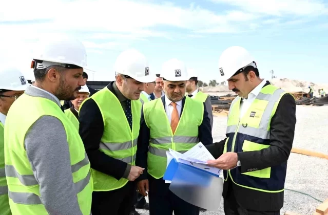 Konya’da Çumra İleri Biyolojik Atıksu Arıtma Tesisi İnşaatı İncelendi