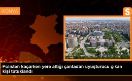 Konya’da Polis Kaçan Şüpheliyi Yakaladı: Çantadan Uyuşturucu Çıktı