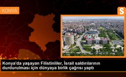 Konya’da yaşayan Filistinliler İsrail saldırılarına destek bekliyor
