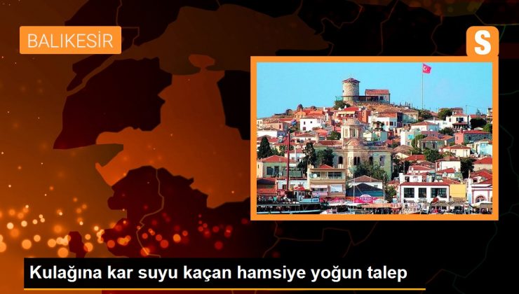 Kulağına kar suyu kaçan hamsiye yoğun talep 1 Kulağına kar suyu kaçan hamsiye yoğun talep
