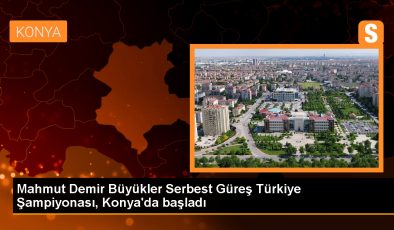 Mahmut Demir Büyükler Serbest Güreş Türkiye Şampiyonası Konya’da Başladı