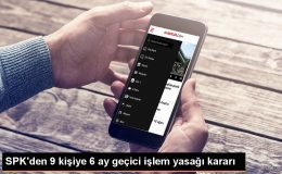 SPK, CEOEM pay piyasasında işlem yapan 9 kişiye geçici işlem yasağı uygulayacak