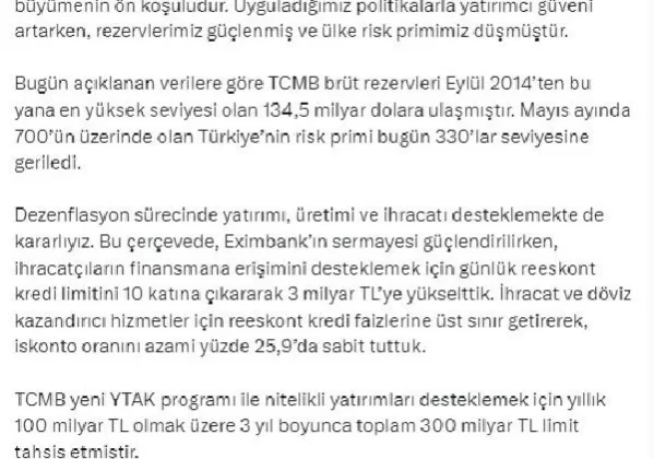 Şimşek: Enflasyonu düşürmekte kararlıyız – Son Dakika
