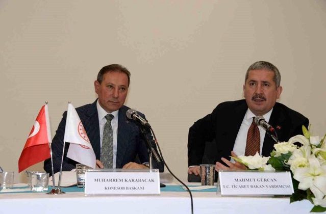 Ticaret Bakan Yardımcısı Konya Esnaf ve Sanatkarlar Odaları Birliği’ni ziyaret etti