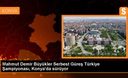 Mahmut Demir Büyükler Serbest Güreş Türkiye Şampiyonası devam ediyor