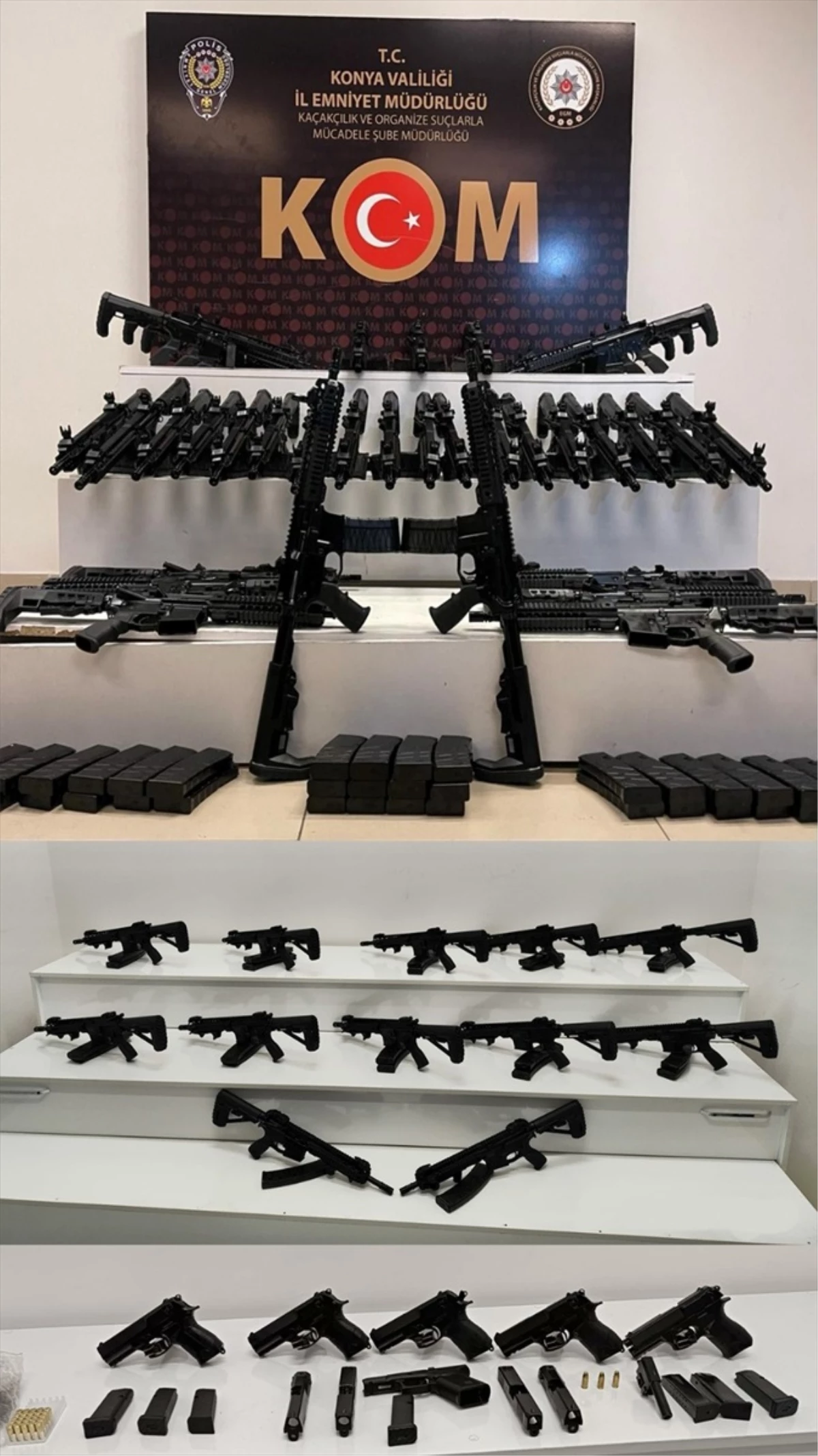 Konya’da düzenlenen kaçakçılık operasyonlarında 19 şüpheli gözaltına alındı