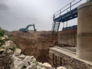 ÇUMRA ZİRAAT ODASI BAŞKANI MEHMET KARADAĞ VE PANKOBİRLİK GENEL BAŞKANI RAMAZAN ERKOYUNCU, OBRUKLARI YERİNDE İNCELEDİ