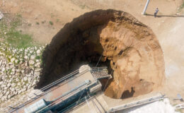 OBRUK OLUŞUMUNU GÖRÜNTÜLERKEN YAŞADIĞI KORKU DOLU ANLARI ANLATTI