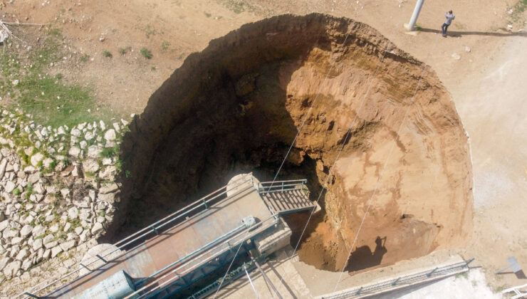 OBRUK OLUŞUMUNU GÖRÜNTÜLERKEN YAŞADIĞI KORKU DOLU ANLARI ANLATTI