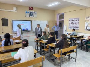 ÇUMRA İLÇE MİLLİ EĞİTİM MÜDÜRÜ ALTUNYALDIZ OKULLARI ZİYARET ETTİ