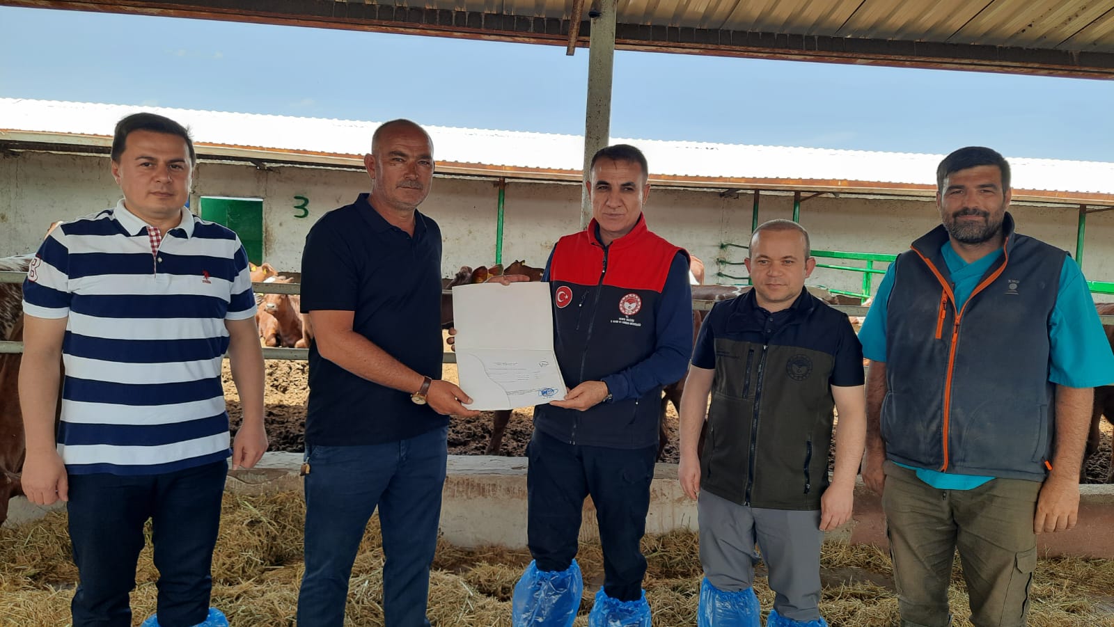 KONYA İL TARIM VE ORMAN MÜDÜRÜ ÇUMRA'DA BÜYÜKBAŞ HAYVANCILIK İŞLETMESİNİ ZİYARET ETTİ
