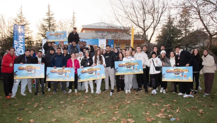 Selçuk Üniversitesinde Oryantiring Yarışması Düzenlendi