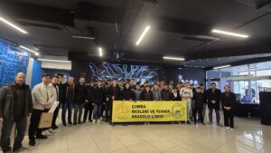 ÇUMRA MESLEKİ VE TEKNİK ANADOLU LİSESİ ÖĞRENCİLERİ TEKNOLOJİYLE BULUŞTU