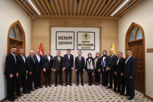 Türkiye Harp Malulü Gaziler Şehit Dul ve Yetimleri Derneği’nden Konya Büyükşehir’e Ziyaret