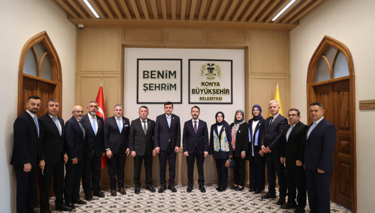 Türkiye Harp Malulü Gaziler Şehit Dul ve Yetimleri Derneği’nden Konya Büyükşehir’e Ziyaret