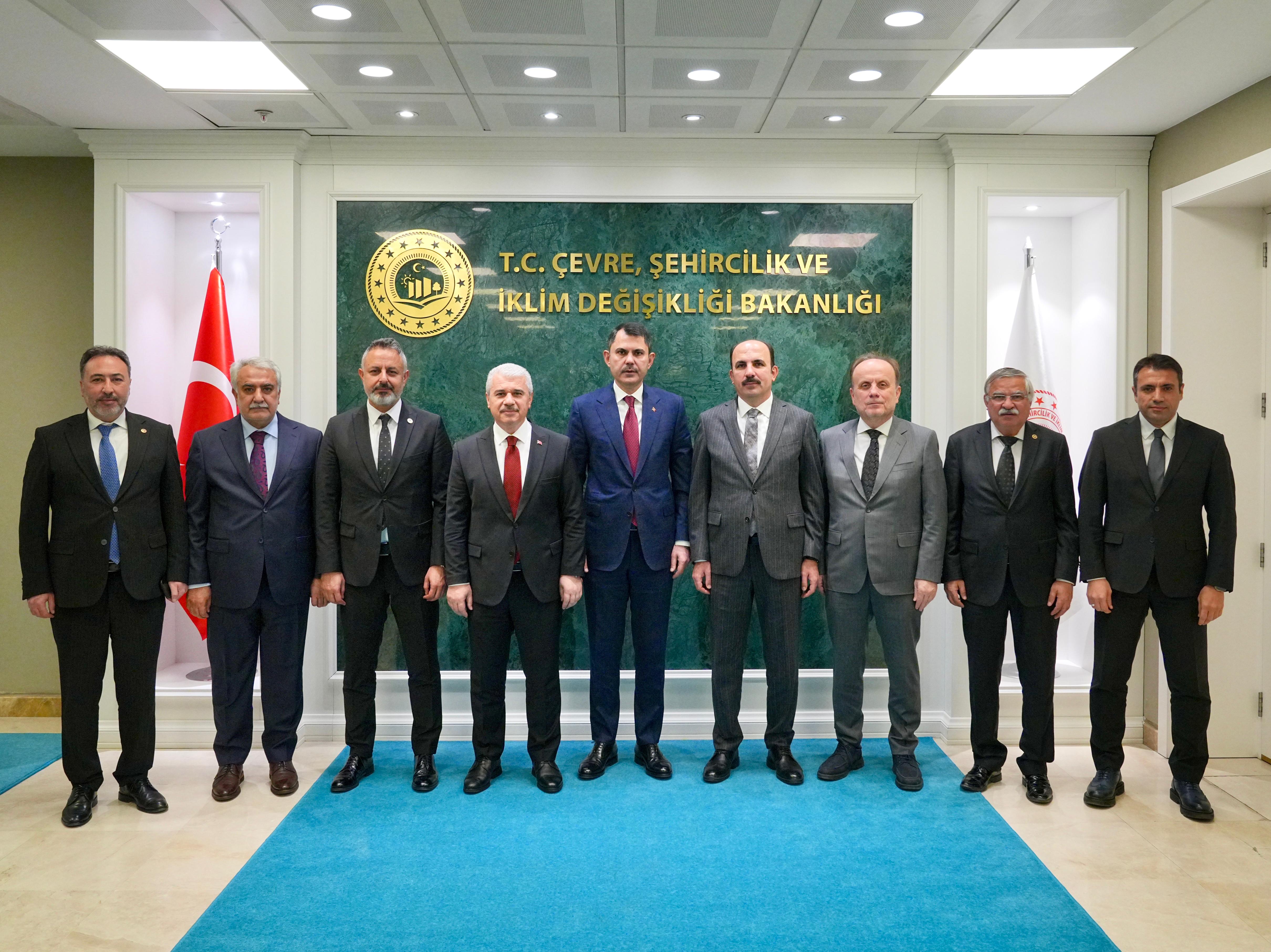 KONYA HEYETİ, BAKANLARLA YATIRIMLARI GÖRÜŞT