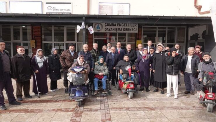 Çumra Belediye Başkanı Aydın’dan Engelliler Günü Ziyareti