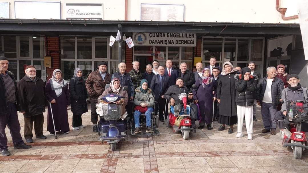Çumra Belediye Başkanı Aydın’dan Engelliler Günü Ziyareti